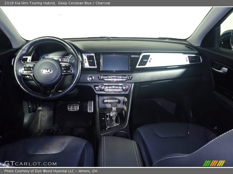 Deep Cerulean Blue / Charcoal 2018 Kia Niro Touring Hybrid