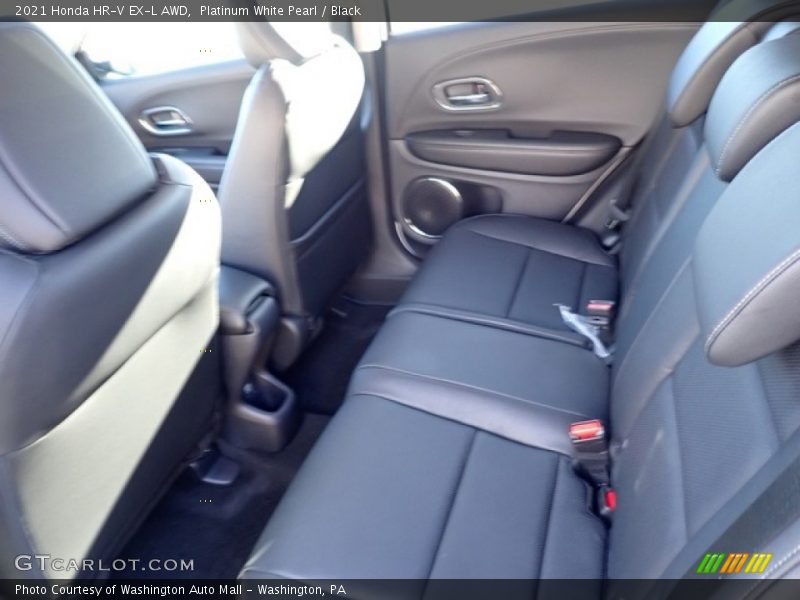 Platinum White Pearl / Black 2021 Honda HR-V EX-L AWD