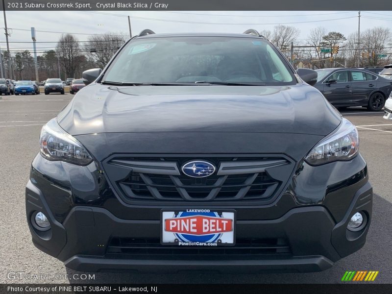 Crystal Black Silica / Gray 2021 Subaru Crosstrek Sport