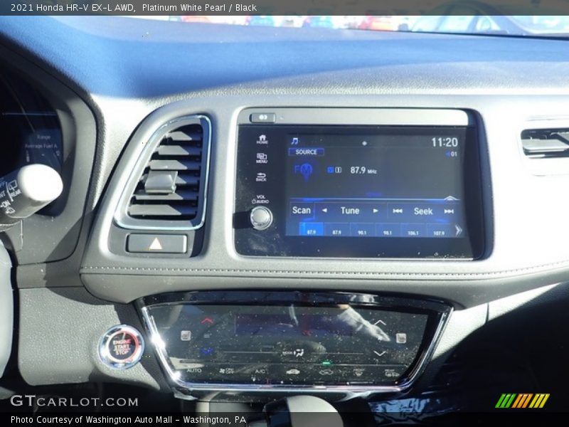 Platinum White Pearl / Black 2021 Honda HR-V EX-L AWD