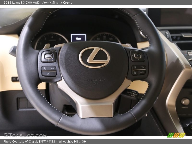 Atomic Silver / Creme 2018 Lexus NX 300 AWD