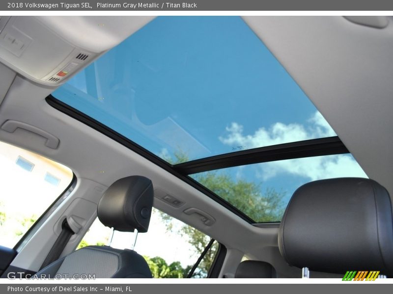 Sunroof of 2018 Tiguan SEL