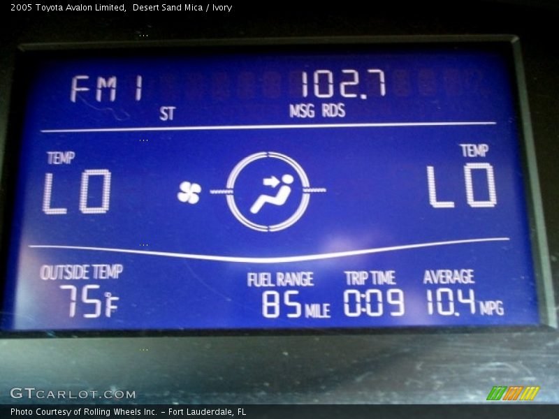 Desert Sand Mica / Ivory 2005 Toyota Avalon Limited