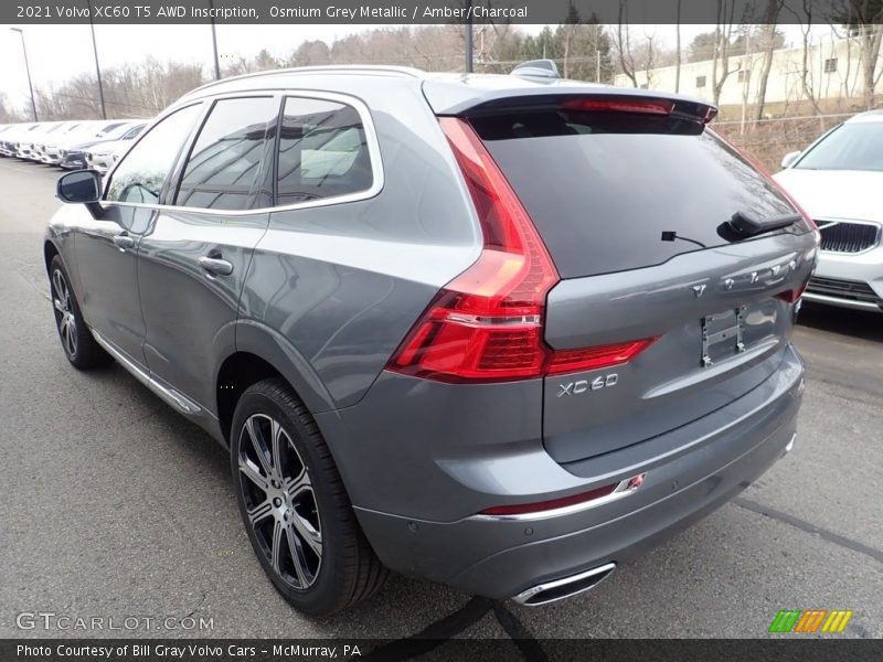 Osmium Grey Metallic / Amber/Charcoal 2021 Volvo XC60 T5 AWD Inscription