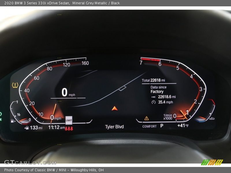 Mineral Grey Metallic / Black 2020 BMW 3 Series 330i xDrive Sedan