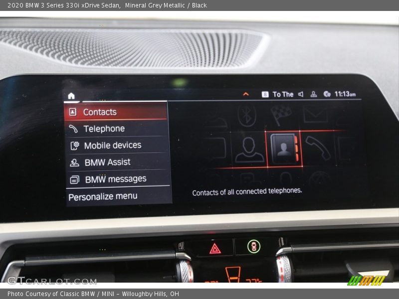 Mineral Grey Metallic / Black 2020 BMW 3 Series 330i xDrive Sedan