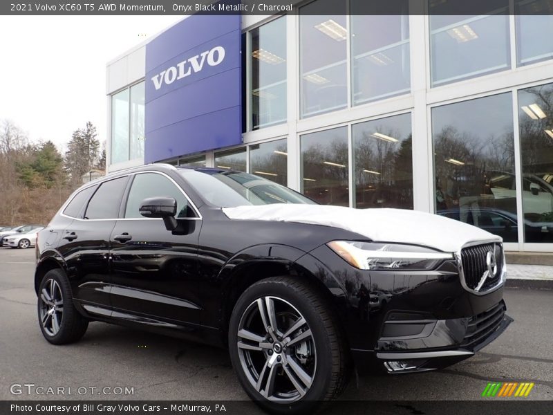Onyx Black Metallic / Charcoal 2021 Volvo XC60 T5 AWD Momentum