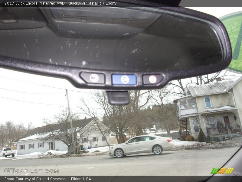 Quicksilver Metallic / Ebony 2017 Buick Encore Preferred AWD