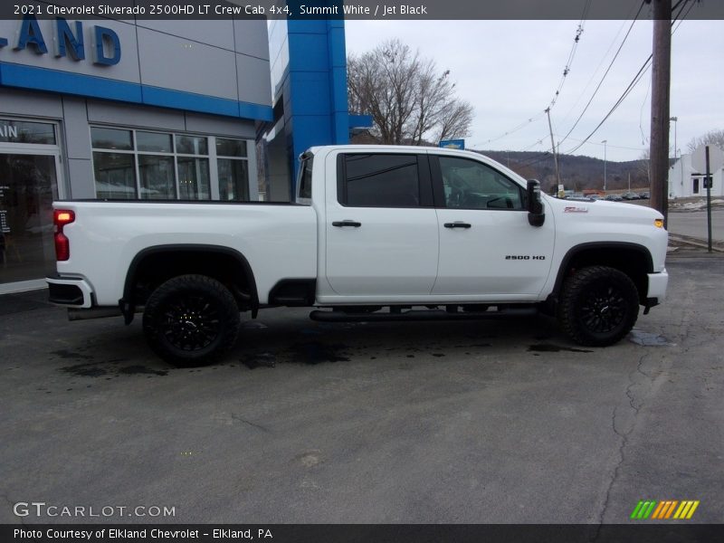 Summit White / Jet Black 2021 Chevrolet Silverado 2500HD LT Crew Cab 4x4