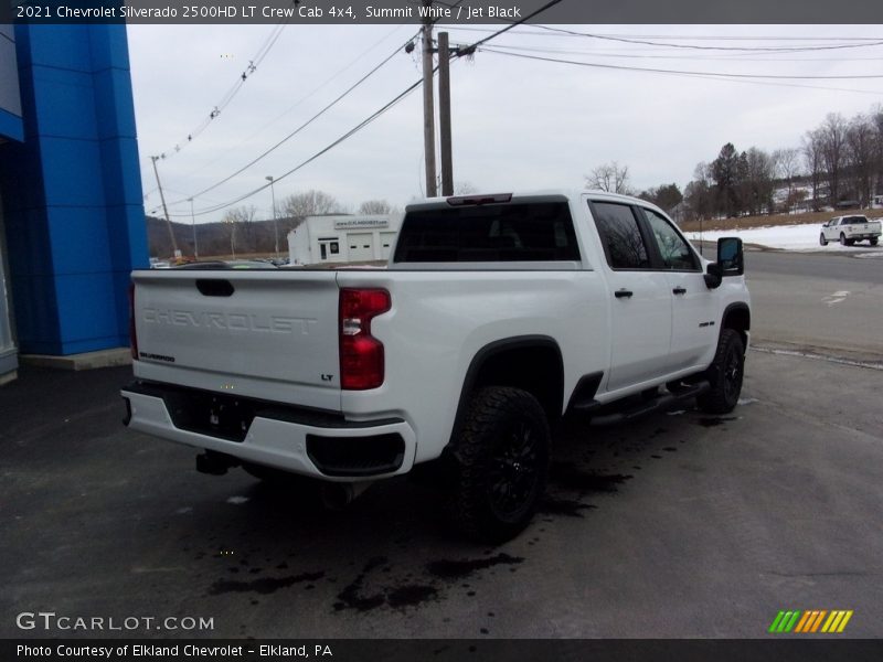 Summit White / Jet Black 2021 Chevrolet Silverado 2500HD LT Crew Cab 4x4