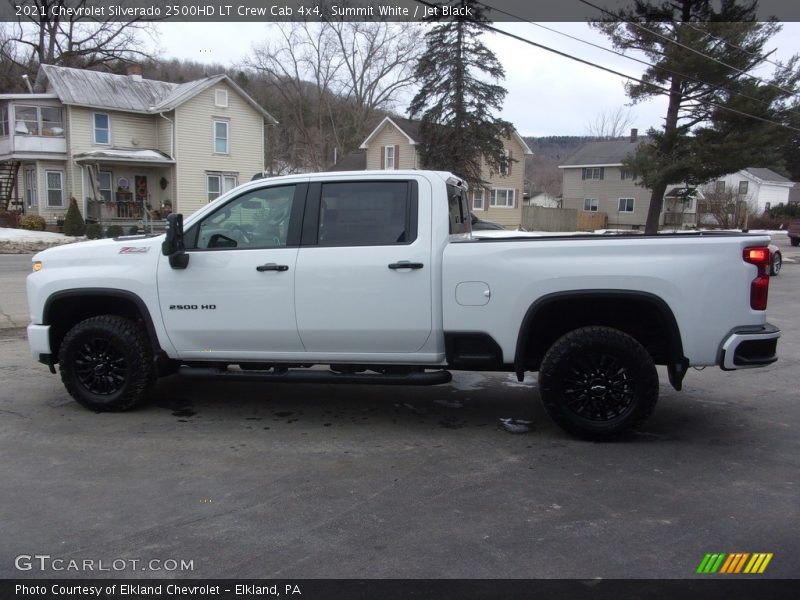 Summit White / Jet Black 2021 Chevrolet Silverado 2500HD LT Crew Cab 4x4