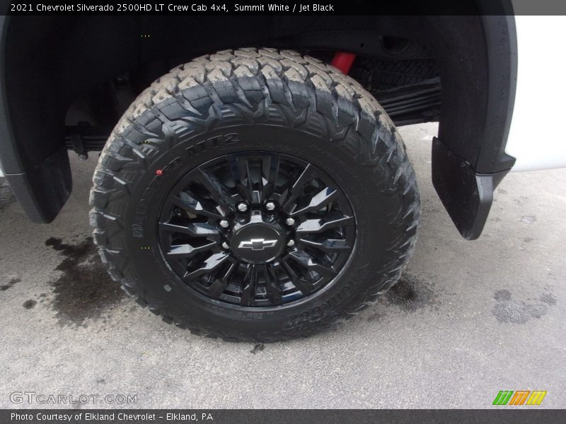 Summit White / Jet Black 2021 Chevrolet Silverado 2500HD LT Crew Cab 4x4