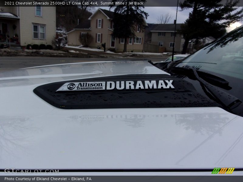 Summit White / Jet Black 2021 Chevrolet Silverado 2500HD LT Crew Cab 4x4