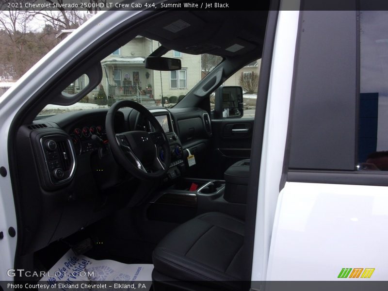 Summit White / Jet Black 2021 Chevrolet Silverado 2500HD LT Crew Cab 4x4