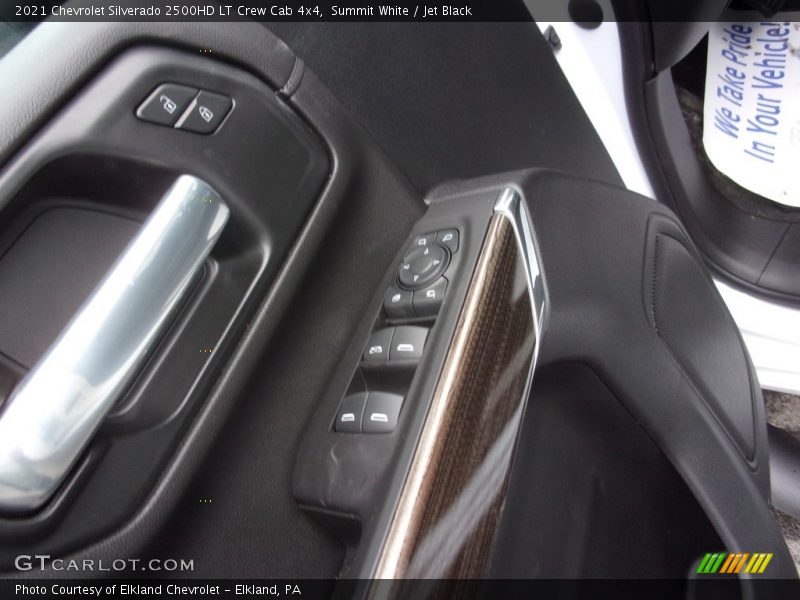 Summit White / Jet Black 2021 Chevrolet Silverado 2500HD LT Crew Cab 4x4
