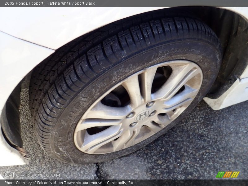 Taffeta White / Sport Black 2009 Honda Fit Sport