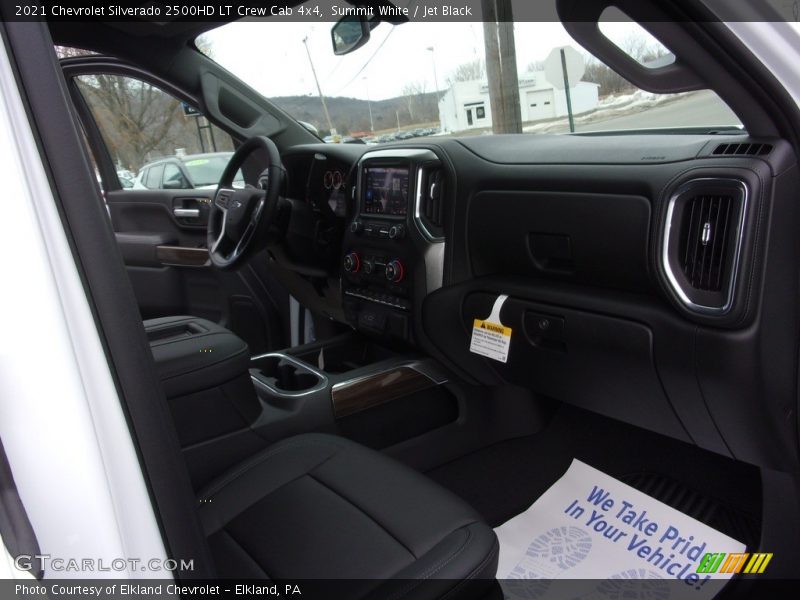 Summit White / Jet Black 2021 Chevrolet Silverado 2500HD LT Crew Cab 4x4