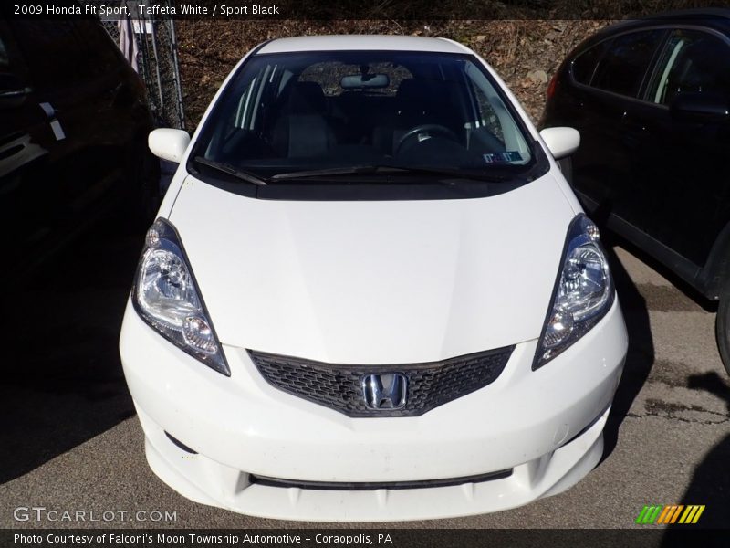 Taffeta White / Sport Black 2009 Honda Fit Sport