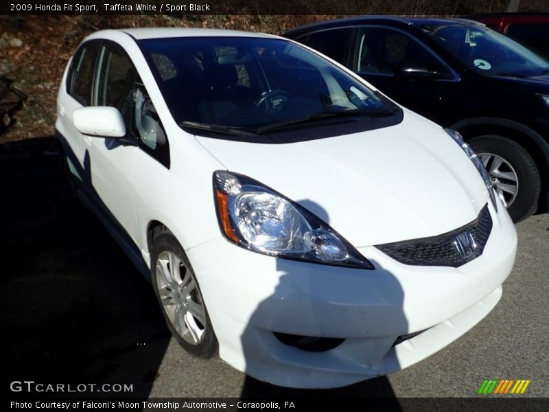 Taffeta White / Sport Black 2009 Honda Fit Sport