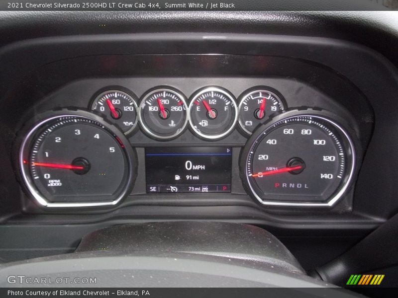 Summit White / Jet Black 2021 Chevrolet Silverado 2500HD LT Crew Cab 4x4