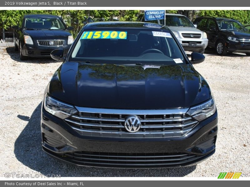 Black / Titan Black 2019 Volkswagen Jetta S