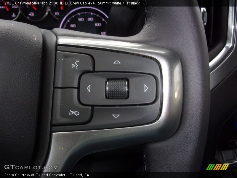 Summit White / Jet Black 2021 Chevrolet Silverado 2500HD LT Crew Cab 4x4