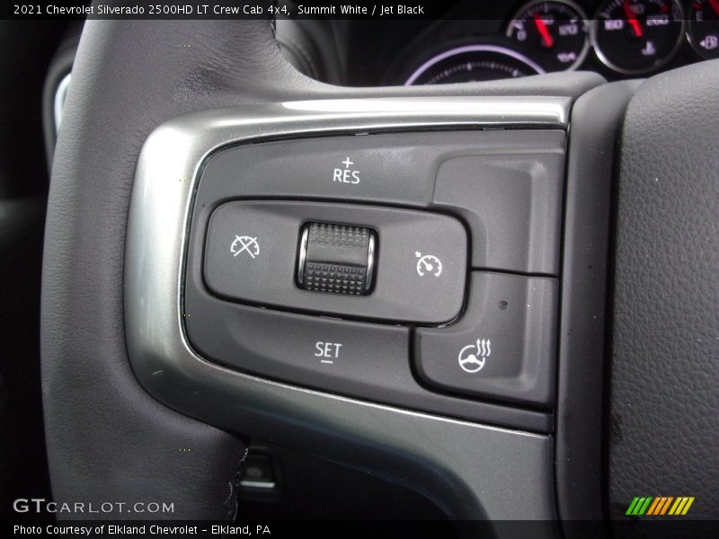 Summit White / Jet Black 2021 Chevrolet Silverado 2500HD LT Crew Cab 4x4