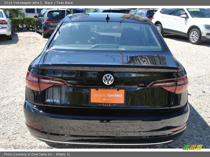 Black / Titan Black 2019 Volkswagen Jetta S