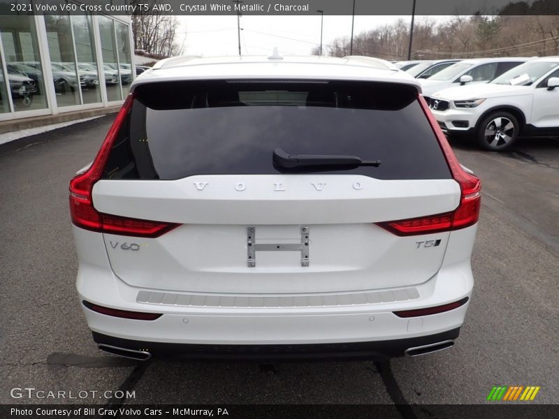 Crystal White Metallic / Charcoal 2021 Volvo V60 Cross Country T5 AWD