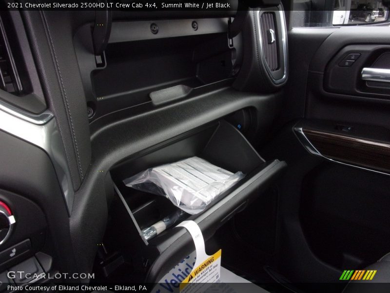 Summit White / Jet Black 2021 Chevrolet Silverado 2500HD LT Crew Cab 4x4