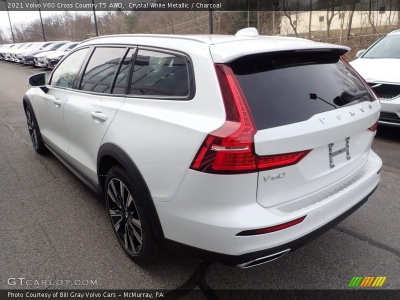 Crystal White Metallic / Charcoal 2021 Volvo V60 Cross Country T5 AWD