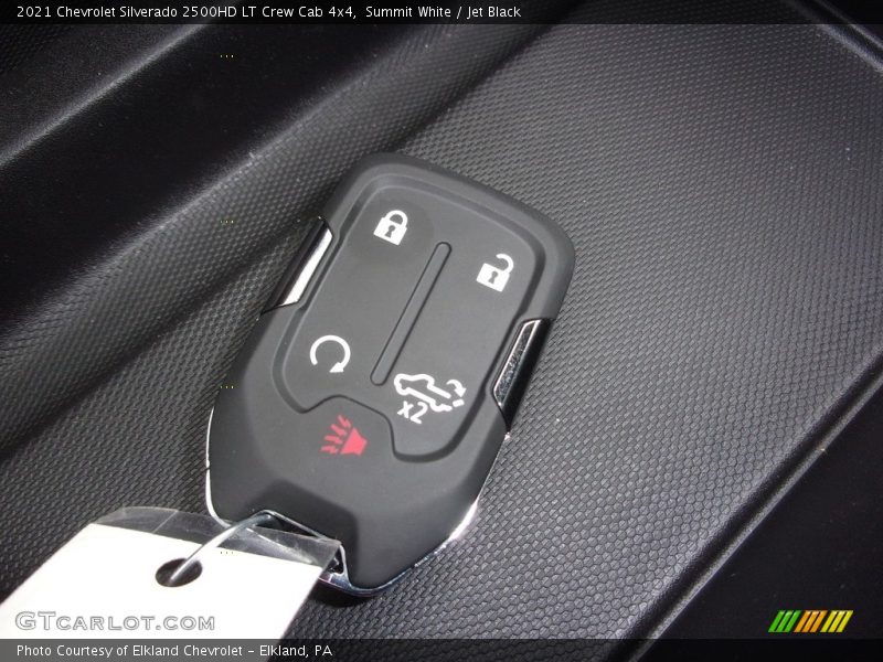 Summit White / Jet Black 2021 Chevrolet Silverado 2500HD LT Crew Cab 4x4