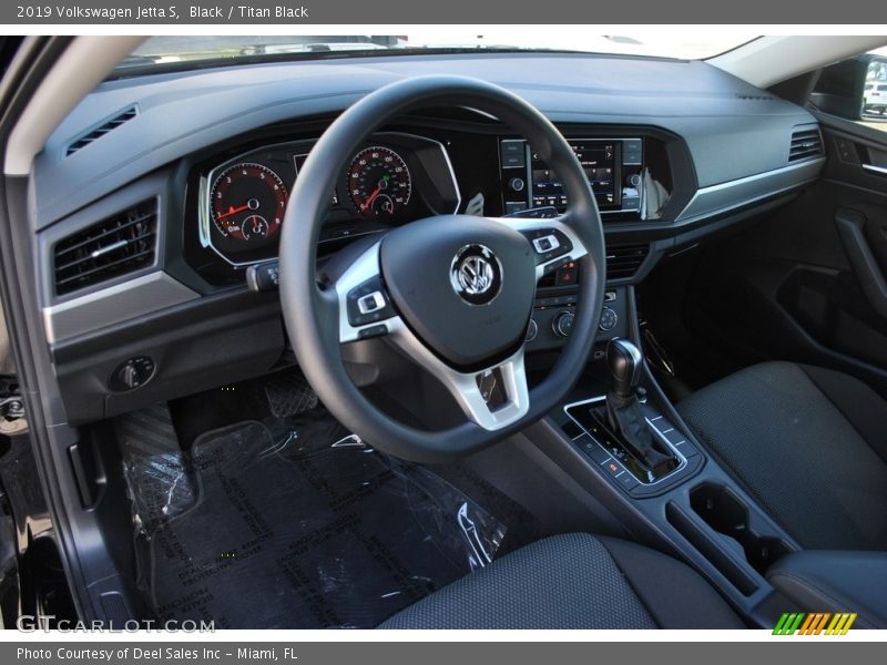  2019 Jetta S Titan Black Interior