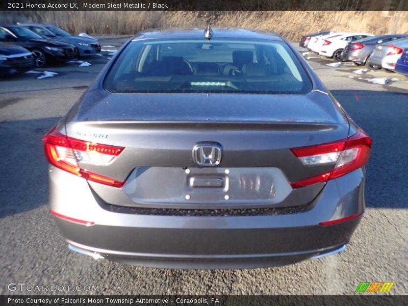 Modern Steel Metallic / Black 2021 Honda Accord LX