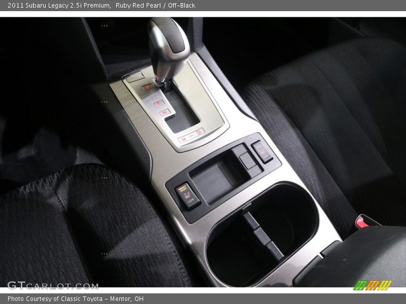 Ruby Red Pearl / Off-Black 2011 Subaru Legacy 2.5i Premium