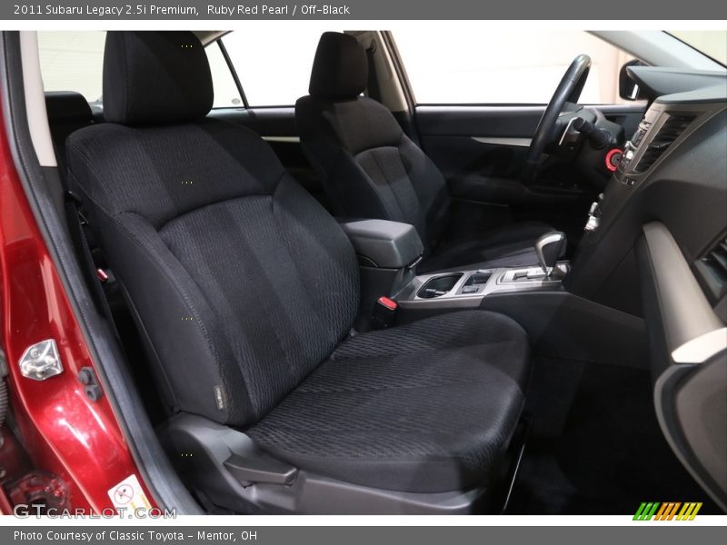 Ruby Red Pearl / Off-Black 2011 Subaru Legacy 2.5i Premium
