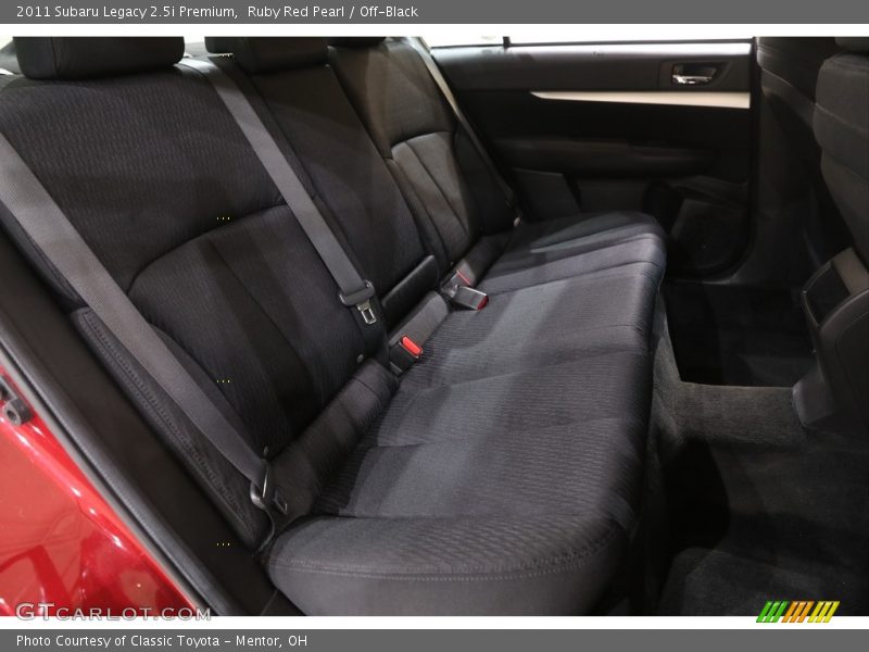 Ruby Red Pearl / Off-Black 2011 Subaru Legacy 2.5i Premium