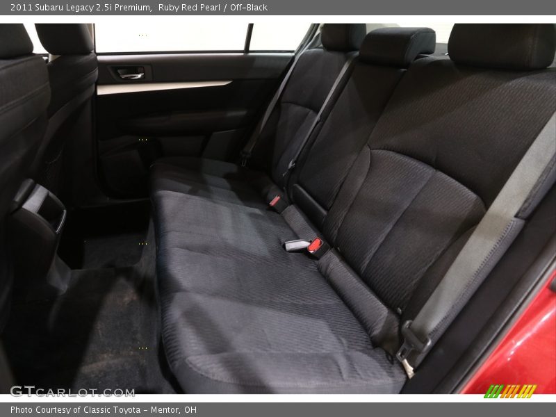 Ruby Red Pearl / Off-Black 2011 Subaru Legacy 2.5i Premium