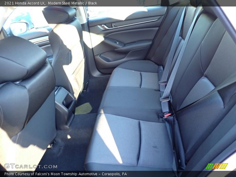Modern Steel Metallic / Black 2021 Honda Accord LX