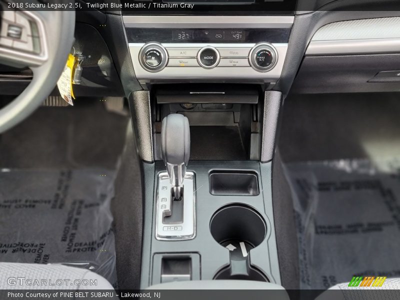 Twilight Blue Metallic / Titanium Gray 2018 Subaru Legacy 2.5i