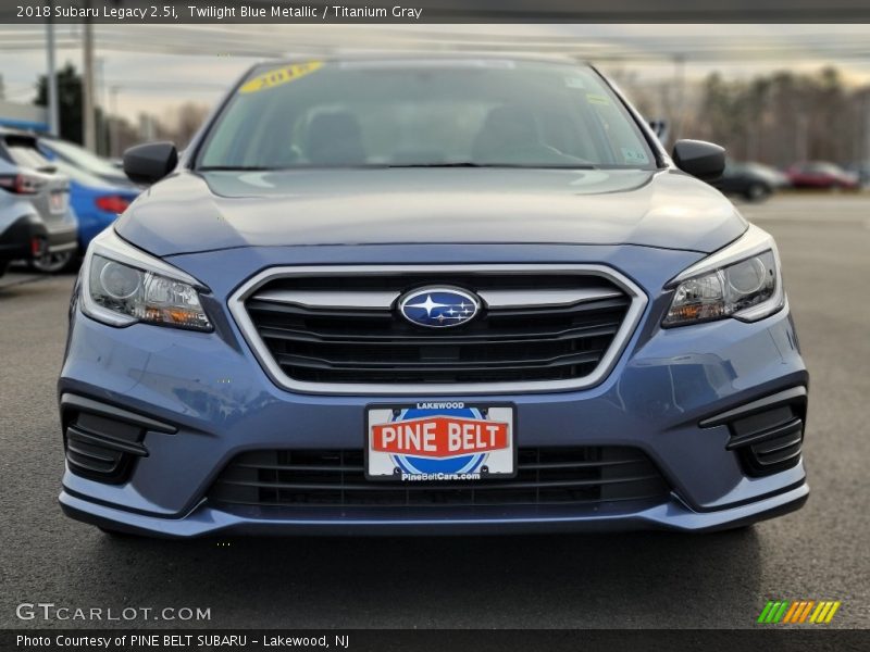 Twilight Blue Metallic / Titanium Gray 2018 Subaru Legacy 2.5i
