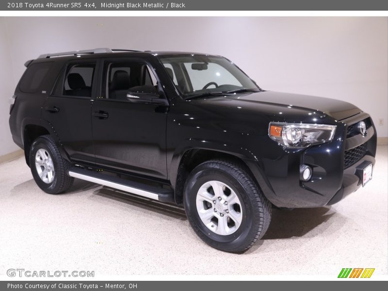 Midnight Black Metallic / Black 2018 Toyota 4Runner SR5 4x4