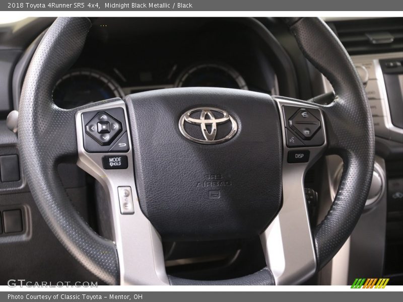 Midnight Black Metallic / Black 2018 Toyota 4Runner SR5 4x4