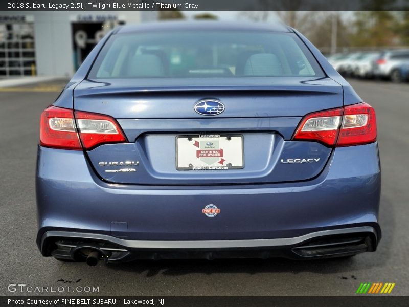 Twilight Blue Metallic / Titanium Gray 2018 Subaru Legacy 2.5i