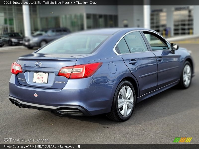 Twilight Blue Metallic / Titanium Gray 2018 Subaru Legacy 2.5i