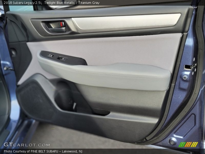 Twilight Blue Metallic / Titanium Gray 2018 Subaru Legacy 2.5i
