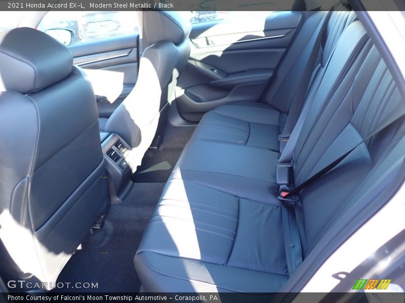 Modern Steel Metallic / Black 2021 Honda Accord EX-L