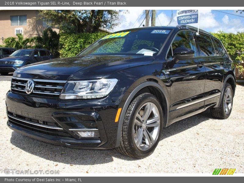  2018 Tiguan SEL R-Line Deep Black Pearl