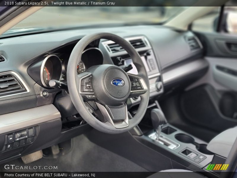 Twilight Blue Metallic / Titanium Gray 2018 Subaru Legacy 2.5i