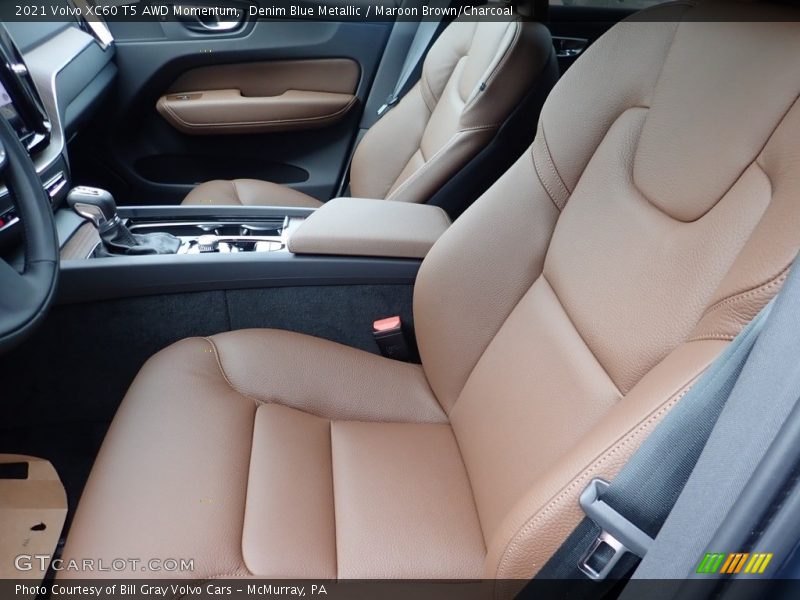 Front Seat of 2021 XC60 T5 AWD Momentum